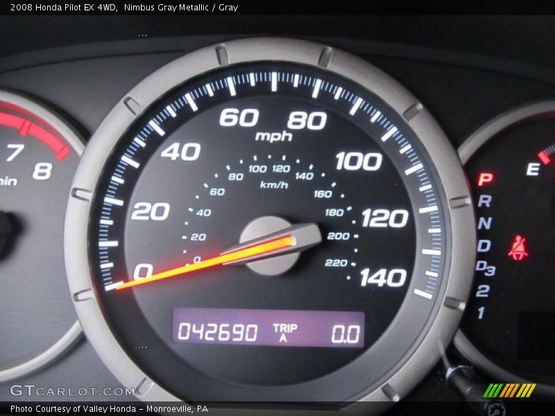Nimbus Gray Metallic / Gray 2008 Honda Pilot EX 4WD