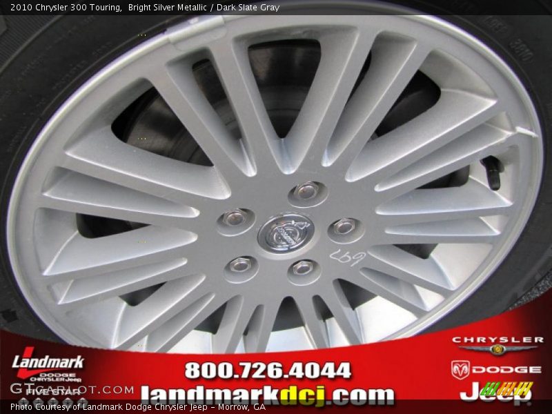 Bright Silver Metallic / Dark Slate Gray 2010 Chrysler 300 Touring