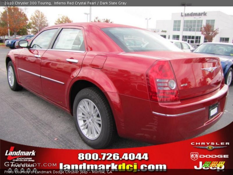 Inferno Red Crystal Pearl / Dark Slate Gray 2010 Chrysler 300 Touring