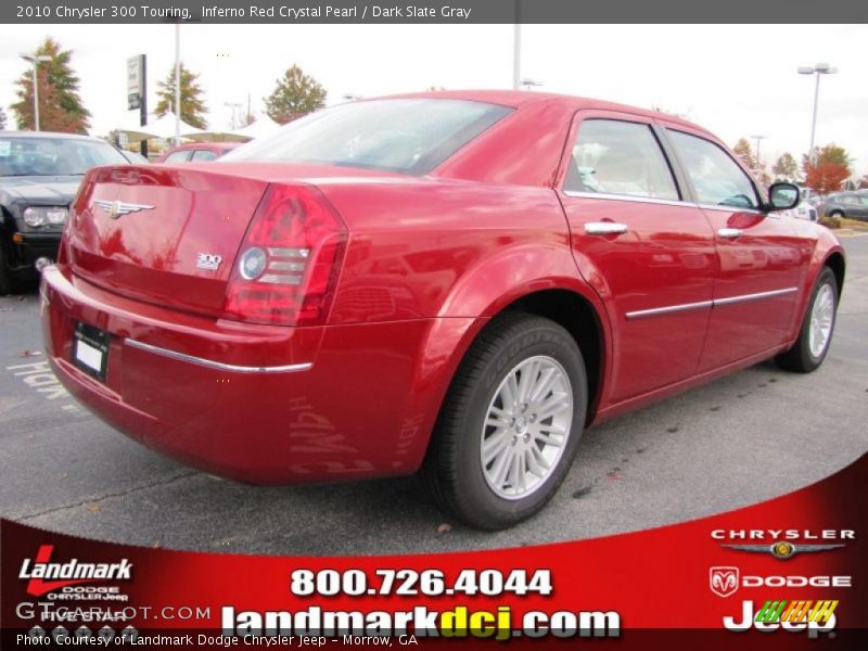 Inferno Red Crystal Pearl / Dark Slate Gray 2010 Chrysler 300 Touring