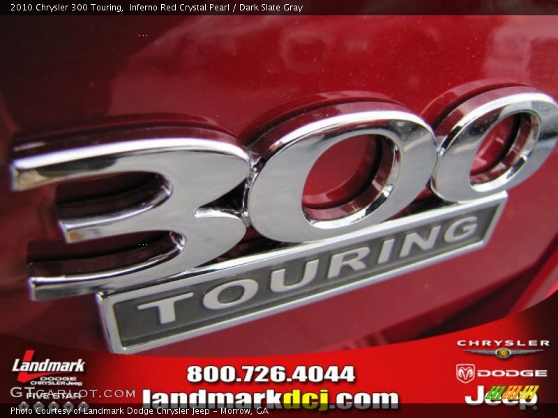 Inferno Red Crystal Pearl / Dark Slate Gray 2010 Chrysler 300 Touring