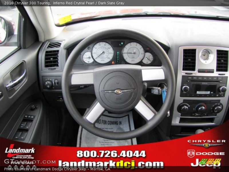 Inferno Red Crystal Pearl / Dark Slate Gray 2010 Chrysler 300 Touring