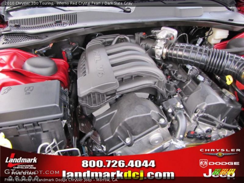 Inferno Red Crystal Pearl / Dark Slate Gray 2010 Chrysler 300 Touring