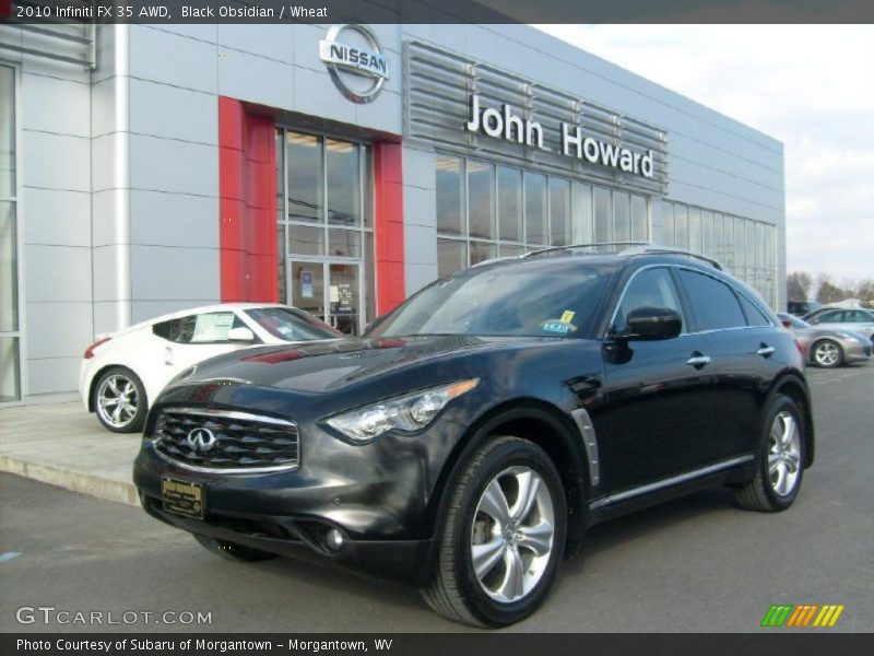 Black Obsidian / Wheat 2010 Infiniti FX 35 AWD