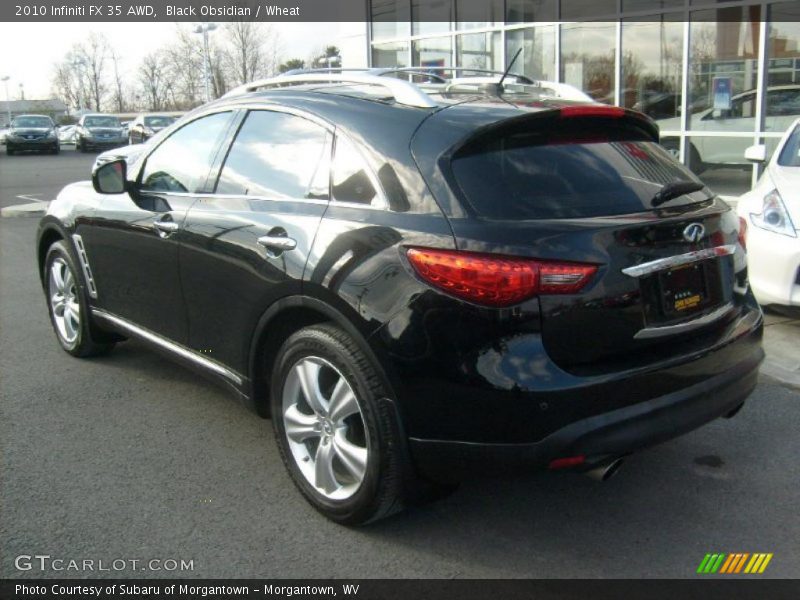 Black Obsidian / Wheat 2010 Infiniti FX 35 AWD