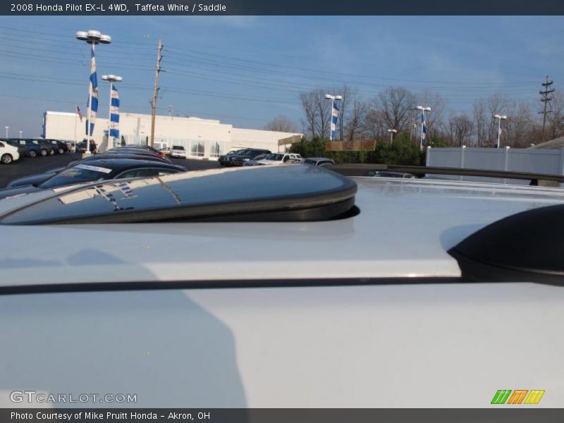 Taffeta White / Saddle 2008 Honda Pilot EX-L 4WD