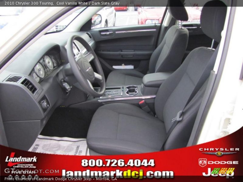 Cool Vanilla White / Dark Slate Gray 2010 Chrysler 300 Touring