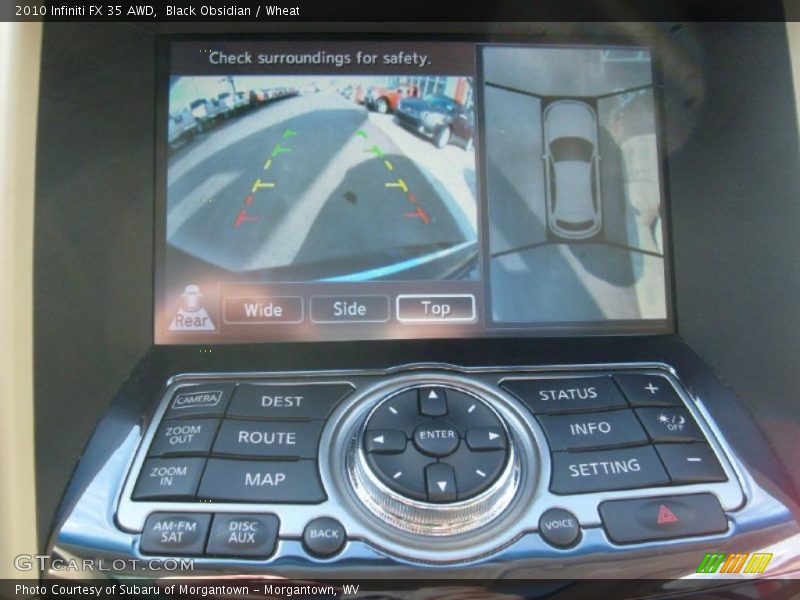 Navigation of 2010 FX 35 AWD