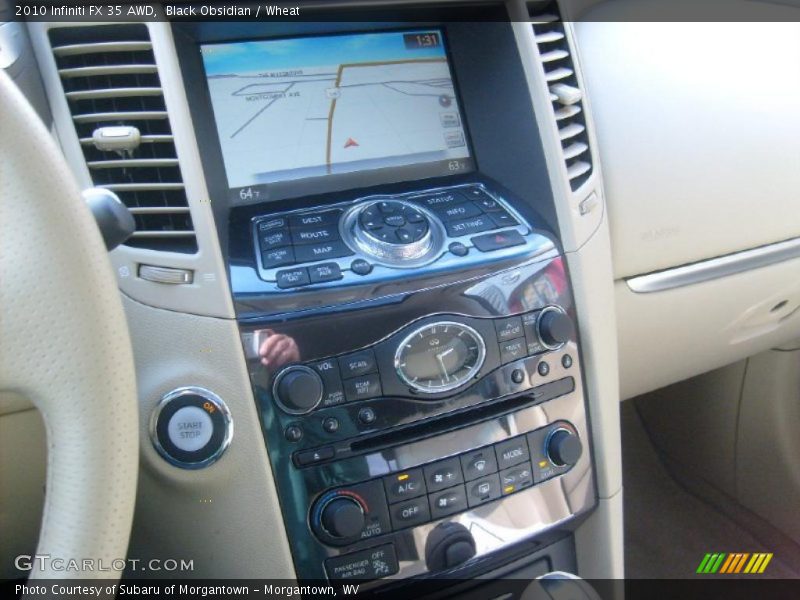 Controls of 2010 FX 35 AWD