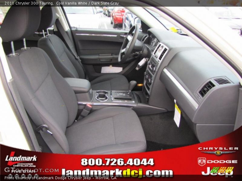 Cool Vanilla White / Dark Slate Gray 2010 Chrysler 300 Touring