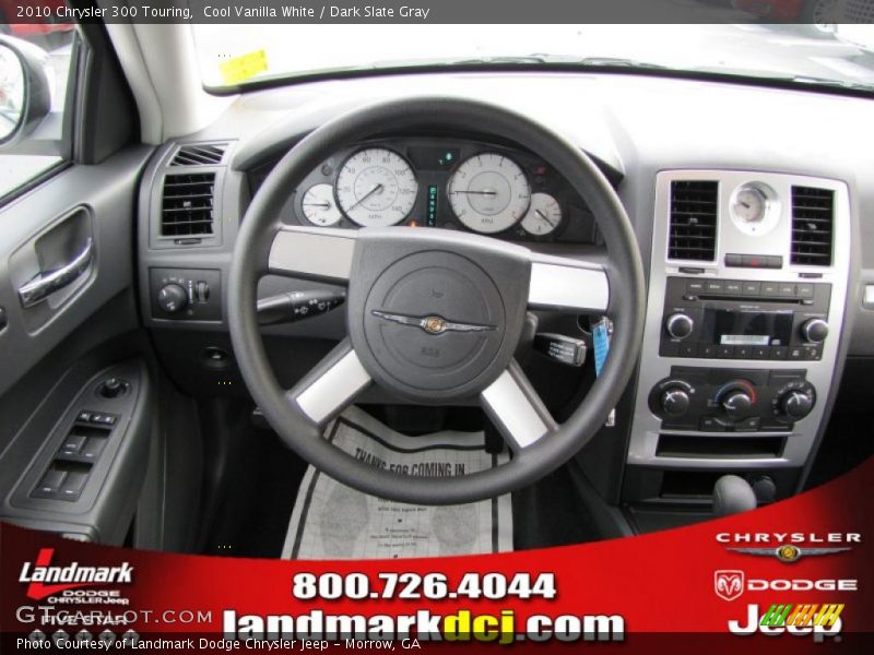Cool Vanilla White / Dark Slate Gray 2010 Chrysler 300 Touring