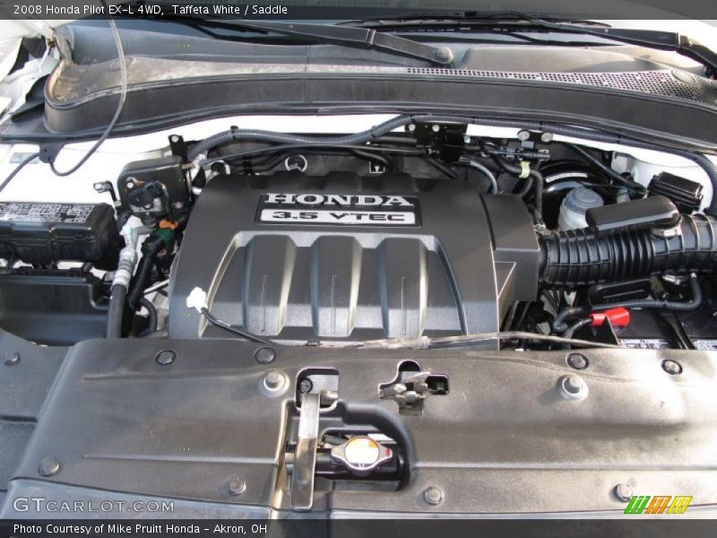 Taffeta White / Saddle 2008 Honda Pilot EX-L 4WD