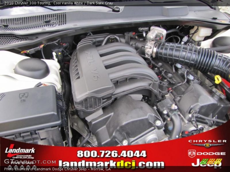 Cool Vanilla White / Dark Slate Gray 2010 Chrysler 300 Touring