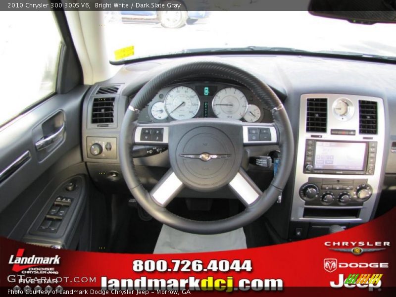 Bright White / Dark Slate Gray 2010 Chrysler 300 300S V6