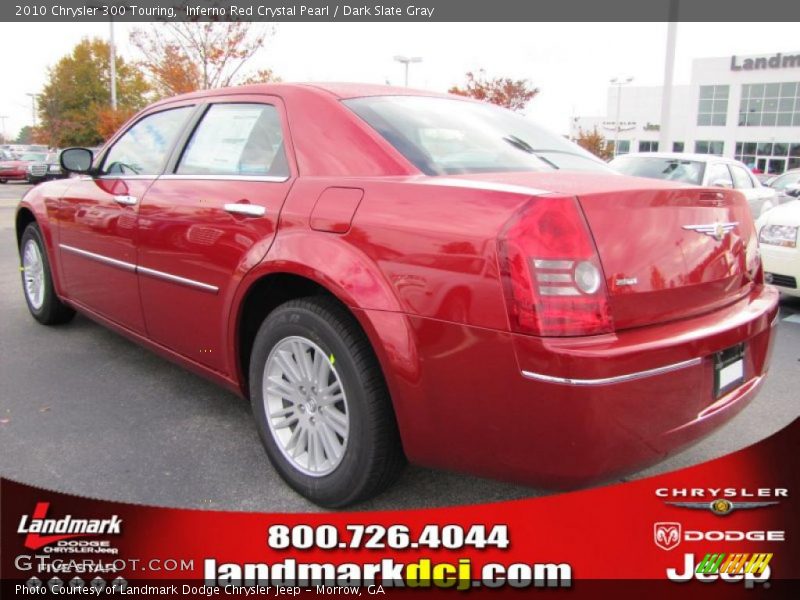 Inferno Red Crystal Pearl / Dark Slate Gray 2010 Chrysler 300 Touring