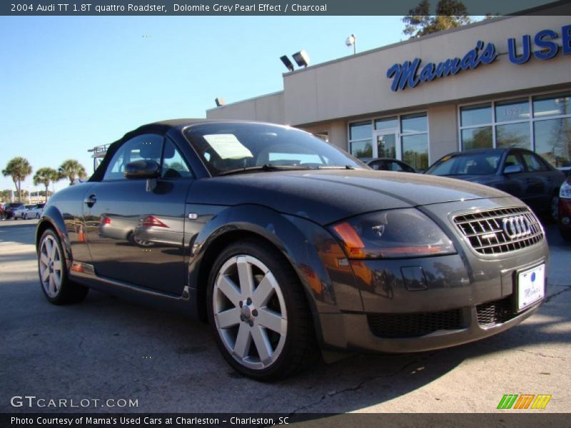 Dolomite Grey Pearl Effect / Charcoal 2004 Audi TT 1.8T quattro Roadster