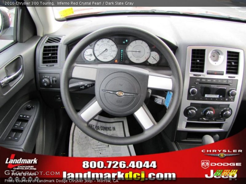 Inferno Red Crystal Pearl / Dark Slate Gray 2010 Chrysler 300 Touring