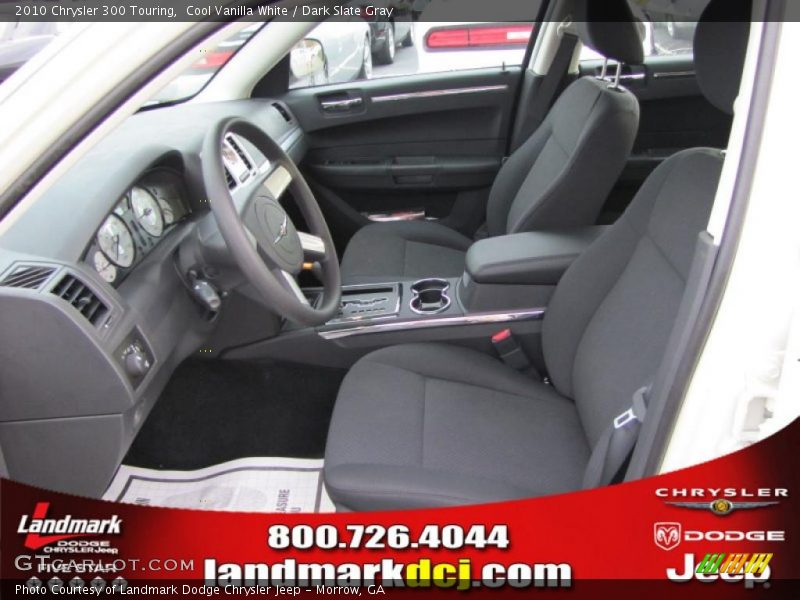Cool Vanilla White / Dark Slate Gray 2010 Chrysler 300 Touring