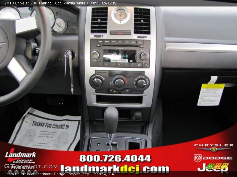 Cool Vanilla White / Dark Slate Gray 2010 Chrysler 300 Touring