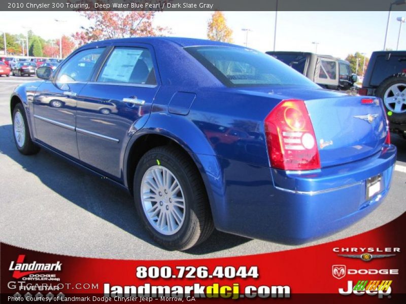 Deep Water Blue Pearl / Dark Slate Gray 2010 Chrysler 300 Touring