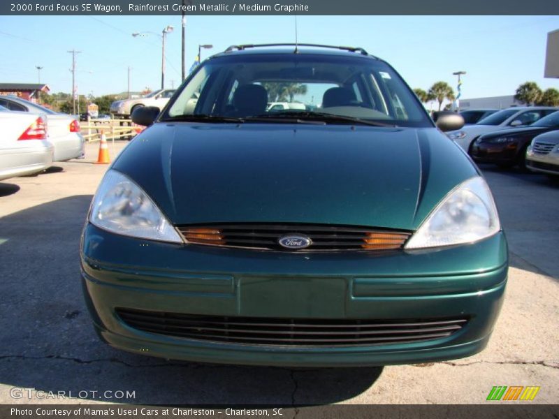 Rainforest Green Metallic / Medium Graphite 2000 Ford Focus SE Wagon