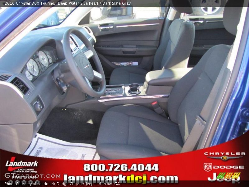 Deep Water Blue Pearl / Dark Slate Gray 2010 Chrysler 300 Touring