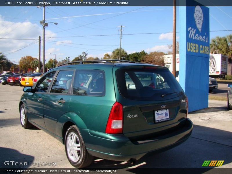 Rainforest Green Metallic / Medium Graphite 2000 Ford Focus SE Wagon