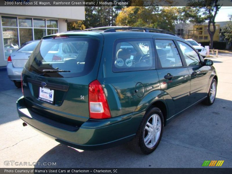 Rainforest Green Metallic / Medium Graphite 2000 Ford Focus SE Wagon