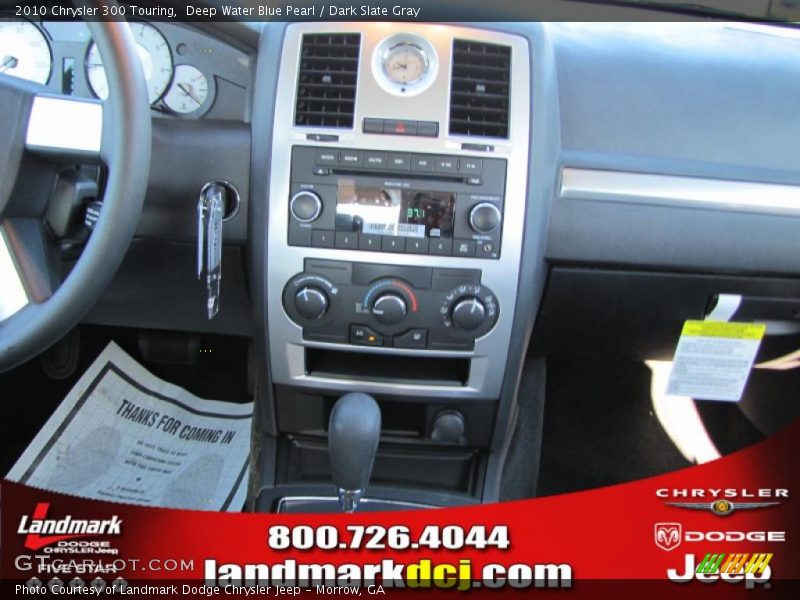 Deep Water Blue Pearl / Dark Slate Gray 2010 Chrysler 300 Touring