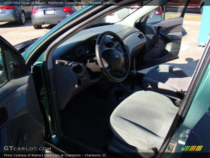 Rainforest Green Metallic / Medium Graphite 2000 Ford Focus SE Wagon