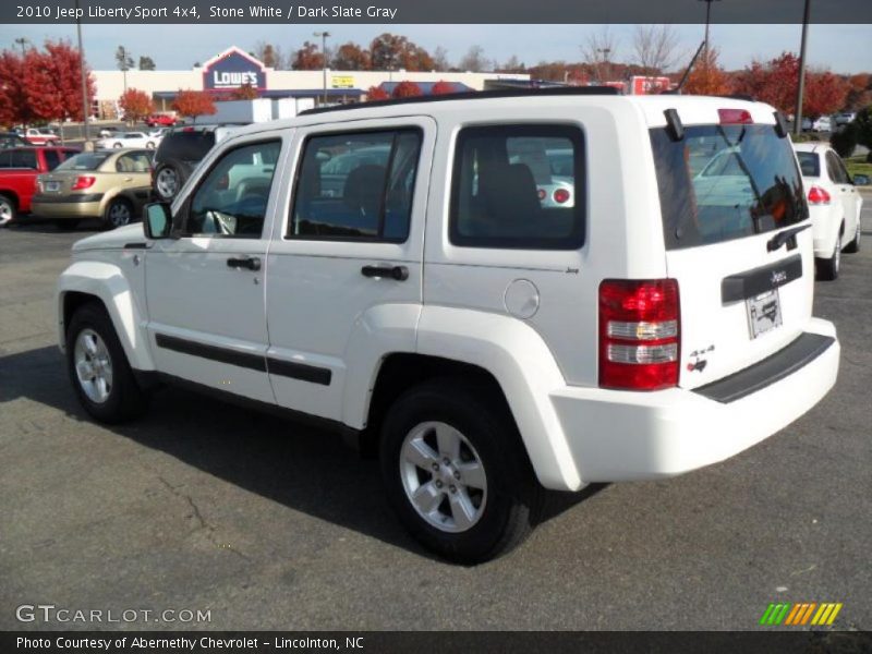 Stone White / Dark Slate Gray 2010 Jeep Liberty Sport 4x4