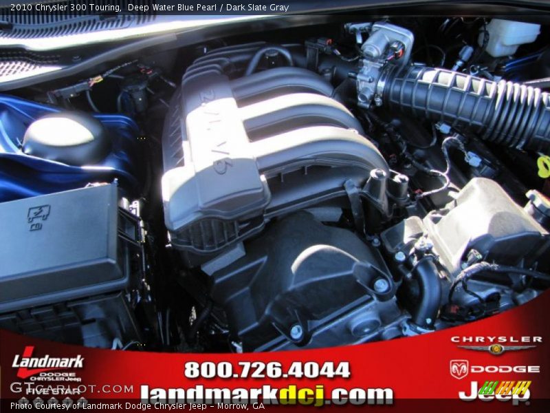 Deep Water Blue Pearl / Dark Slate Gray 2010 Chrysler 300 Touring