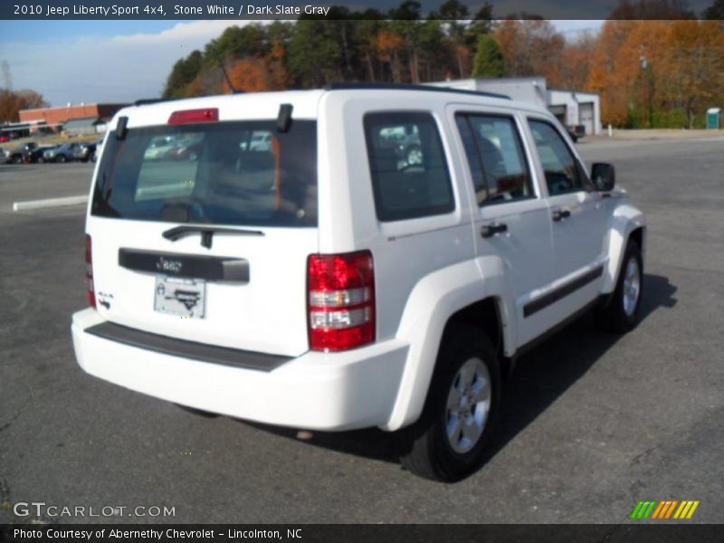 Stone White / Dark Slate Gray 2010 Jeep Liberty Sport 4x4