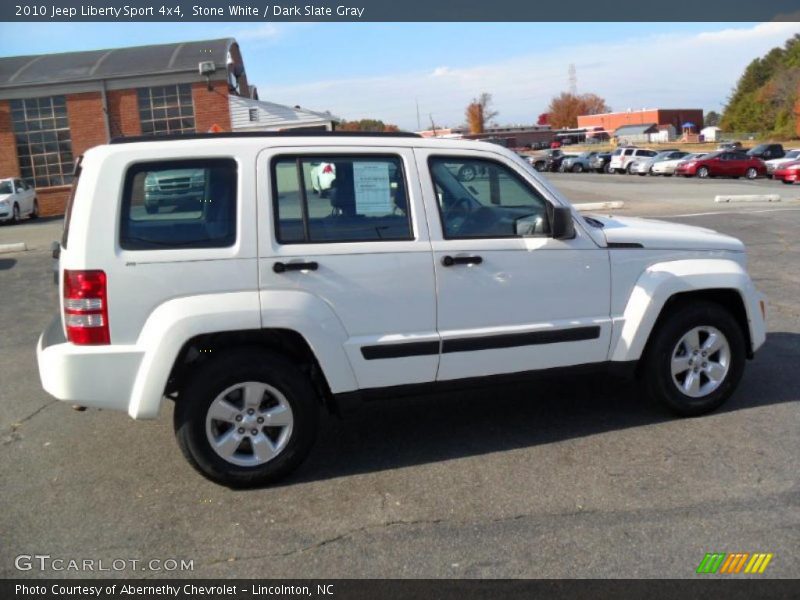 Stone White / Dark Slate Gray 2010 Jeep Liberty Sport 4x4