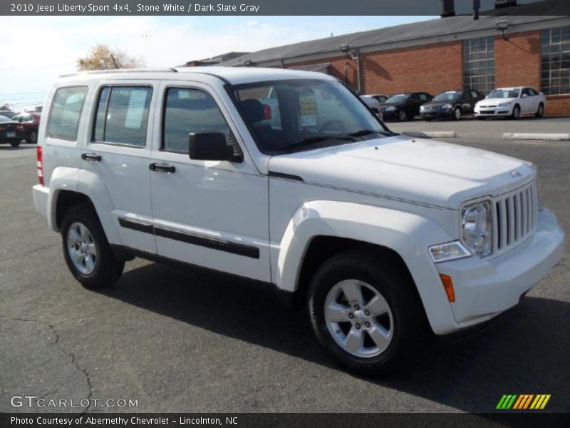 Stone White / Dark Slate Gray 2010 Jeep Liberty Sport 4x4