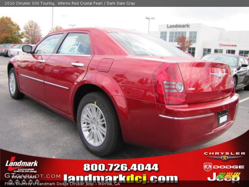 Inferno Red Crystal Pearl / Dark Slate Gray 2010 Chrysler 300 Touring