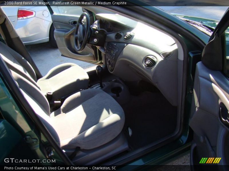 Rainforest Green Metallic / Medium Graphite 2000 Ford Focus SE Wagon