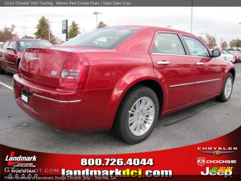 Inferno Red Crystal Pearl / Dark Slate Gray 2010 Chrysler 300 Touring