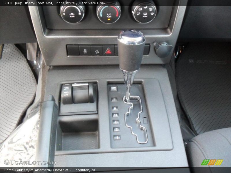 Stone White / Dark Slate Gray 2010 Jeep Liberty Sport 4x4