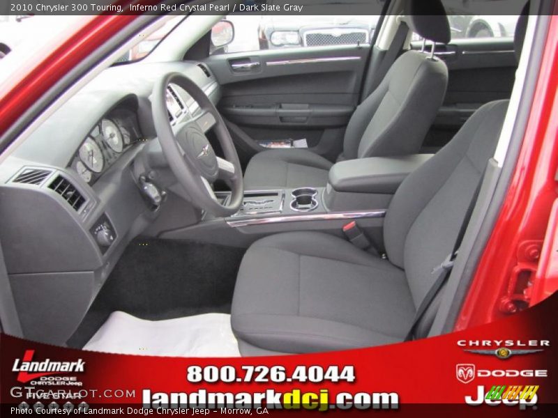 Inferno Red Crystal Pearl / Dark Slate Gray 2010 Chrysler 300 Touring