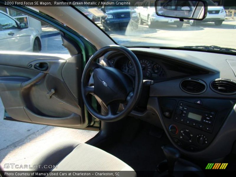 Rainforest Green Metallic / Medium Graphite 2000 Ford Focus SE Wagon