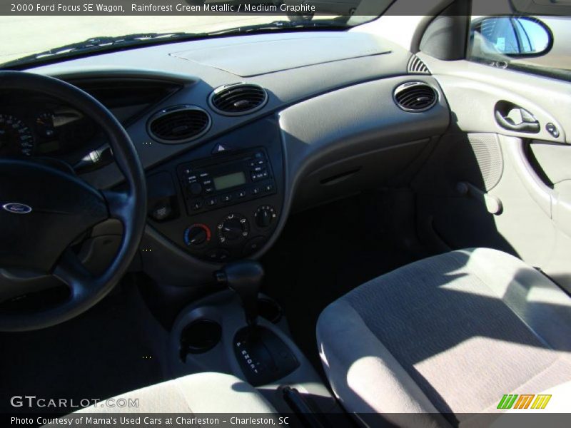Rainforest Green Metallic / Medium Graphite 2000 Ford Focus SE Wagon