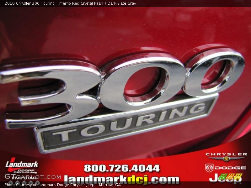 Inferno Red Crystal Pearl / Dark Slate Gray 2010 Chrysler 300 Touring