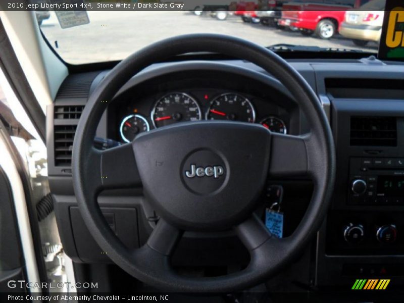 Stone White / Dark Slate Gray 2010 Jeep Liberty Sport 4x4