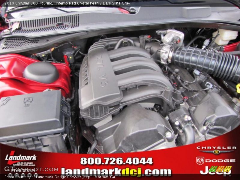 Inferno Red Crystal Pearl / Dark Slate Gray 2010 Chrysler 300 Touring