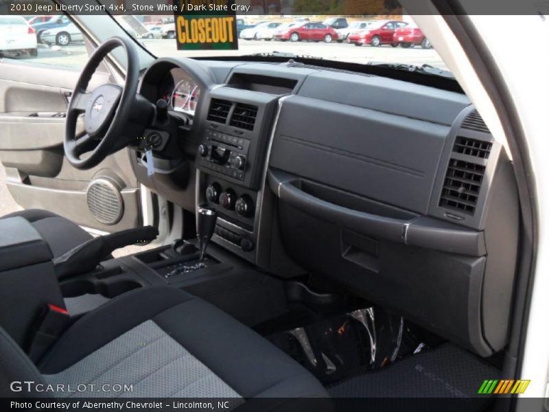 Stone White / Dark Slate Gray 2010 Jeep Liberty Sport 4x4