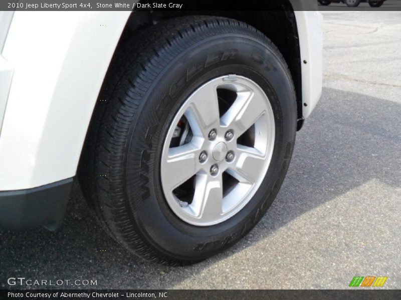 Stone White / Dark Slate Gray 2010 Jeep Liberty Sport 4x4