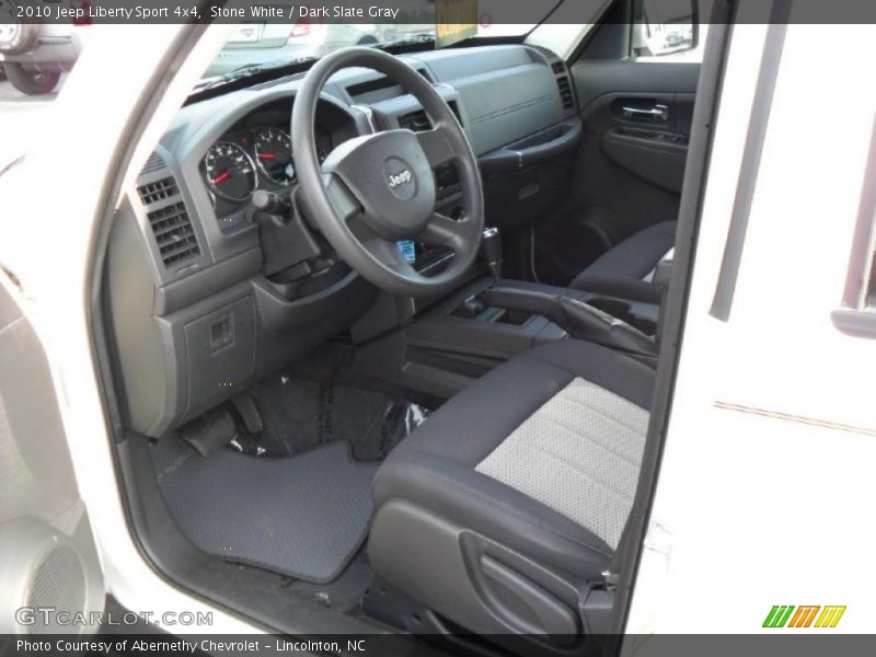 Stone White / Dark Slate Gray 2010 Jeep Liberty Sport 4x4