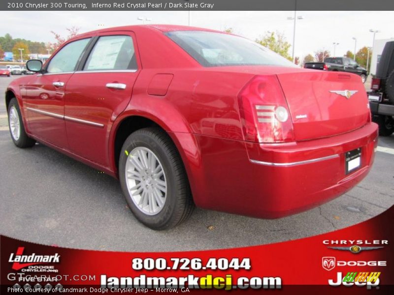 Inferno Red Crystal Pearl / Dark Slate Gray 2010 Chrysler 300 Touring