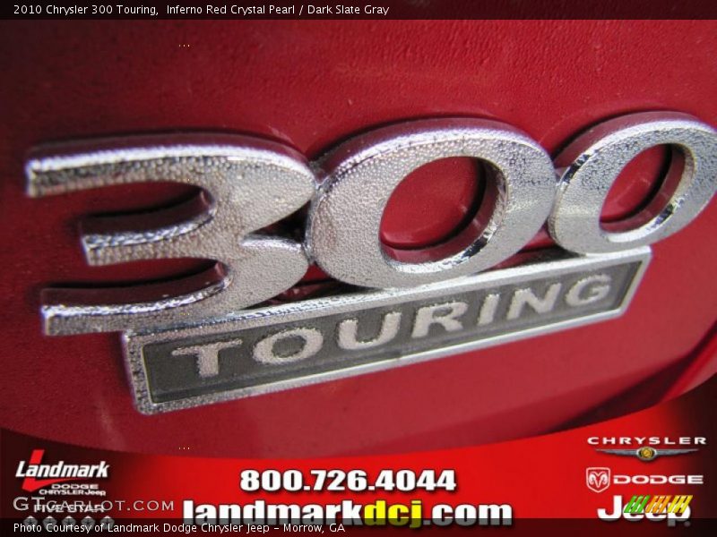 Inferno Red Crystal Pearl / Dark Slate Gray 2010 Chrysler 300 Touring